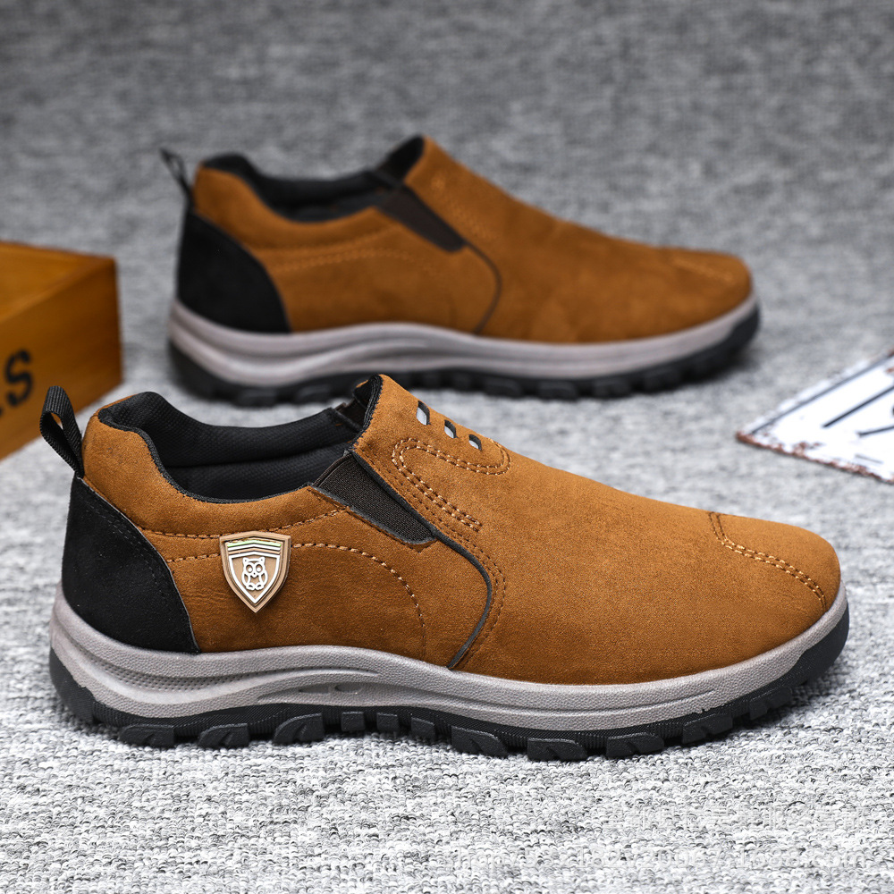 575381769 Men's Shoes New Shoes Casual Shoes Fashion Versatile Sports Shoes Running Shoes Leather Shoes - Image 1